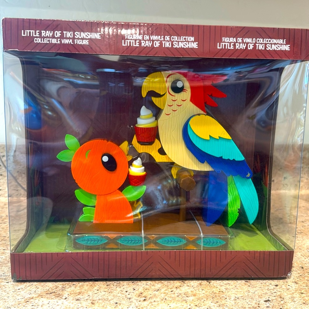 New Disney Jose Orange Bird Tiki Room Little Ray Of Sunshine Wonderground Figure